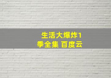 生活大爆炸1季全集 百度云